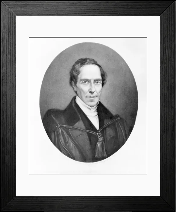 Framed Print : Dr Gideon Algernon Mantell (1790-1852) Framed Print : Dr Gideon Algernon Mantell (1790-1852)