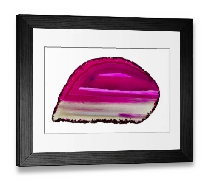 Framed Print : Agate. Dyed agate Framed Print : Agate. Dyed agate