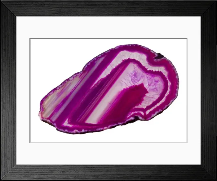 Framed Print : Agate dyed Framed Print : Agate dyed