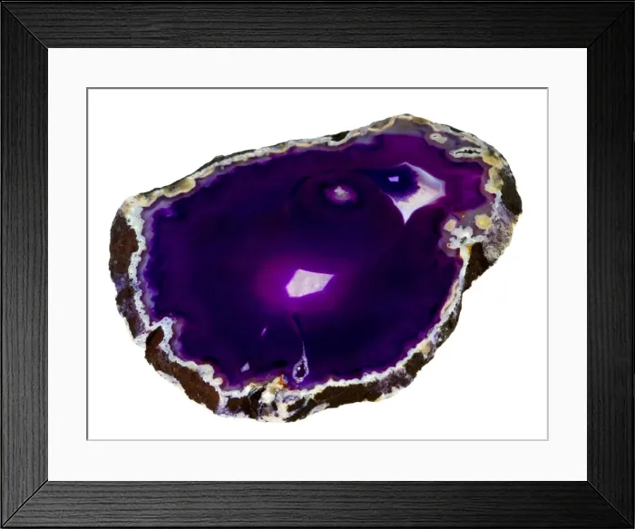 Framed Print : Agate dyed Framed Print : Agate dyed