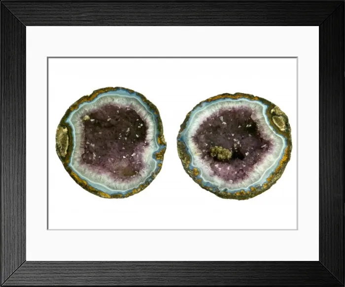 Framed Print : Amethyst geode Framed Print : Amethyst geode