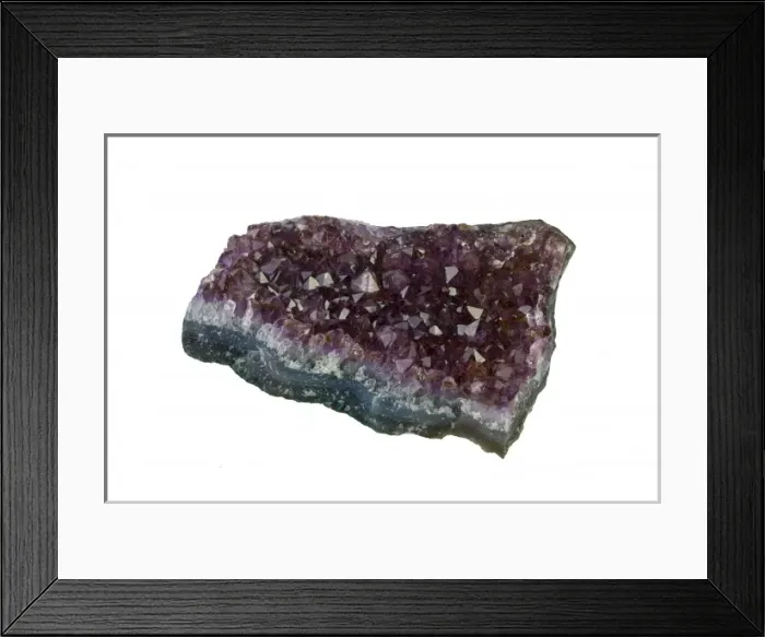 Framed Print : Amethyst specimen Framed Print : Amethyst specimen