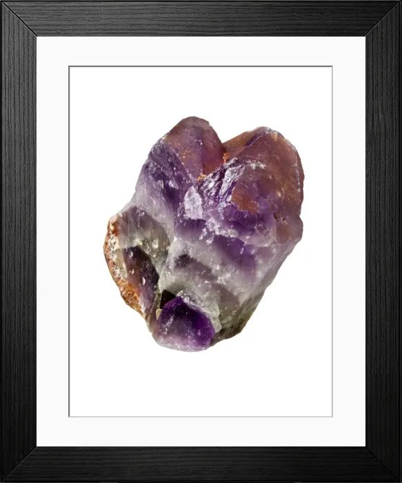 Framed Print : Amethyst specimen Framed Print : Amethyst specimen