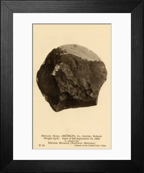 Framed Print : Meteoric stone, Crumlin Framed Print : Meteoric stone, Crumlin