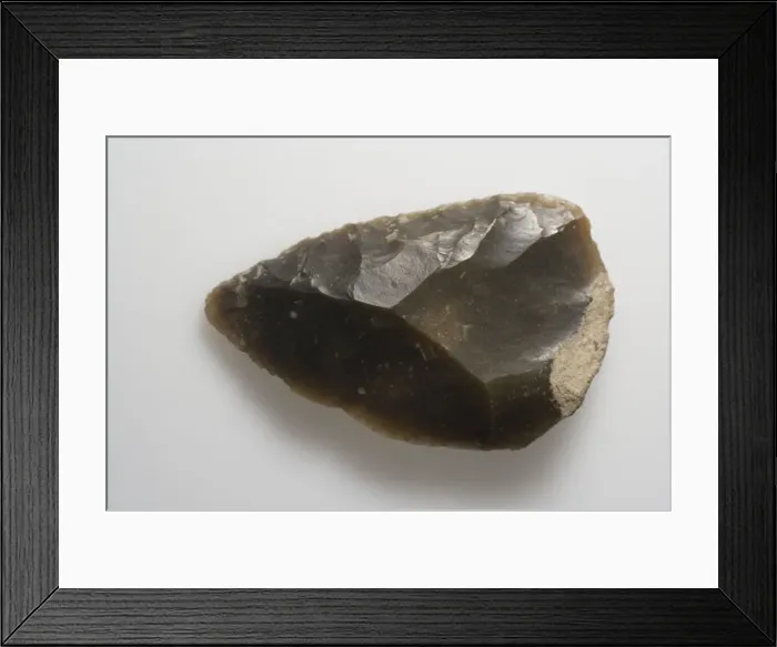 Framed Print : Flint tool Framed Print : Flint tool