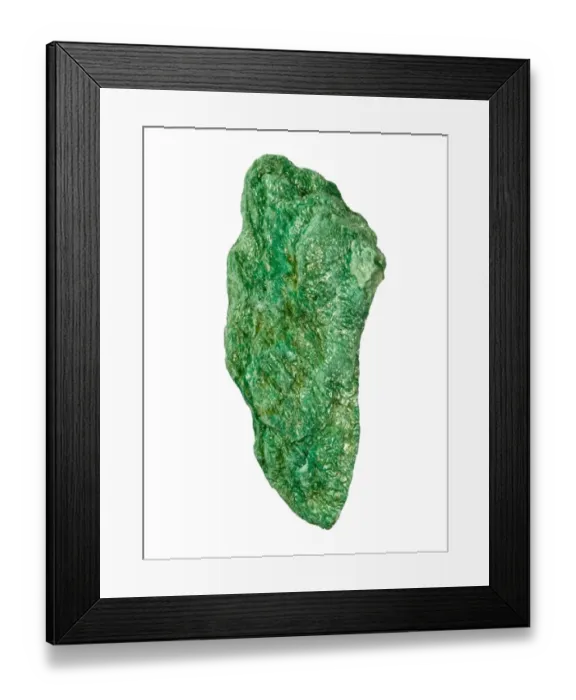 Framed Print : Fuchsite specimen Framed Print : Fuchsite specimen