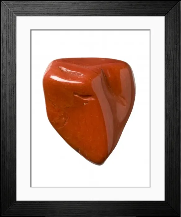 Framed Print : Jasper. A specimen of red jasper Framed Print : Jasper. A specimen of red jasper