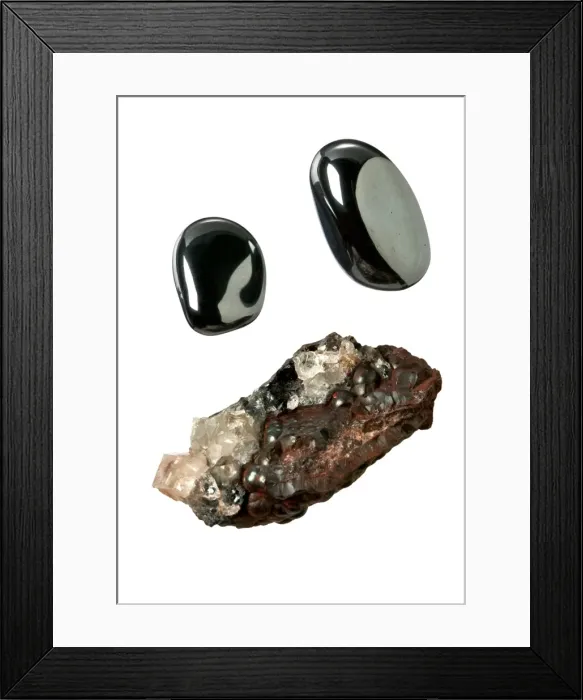 Framed Print : Hematite group Framed Print : Hematite group