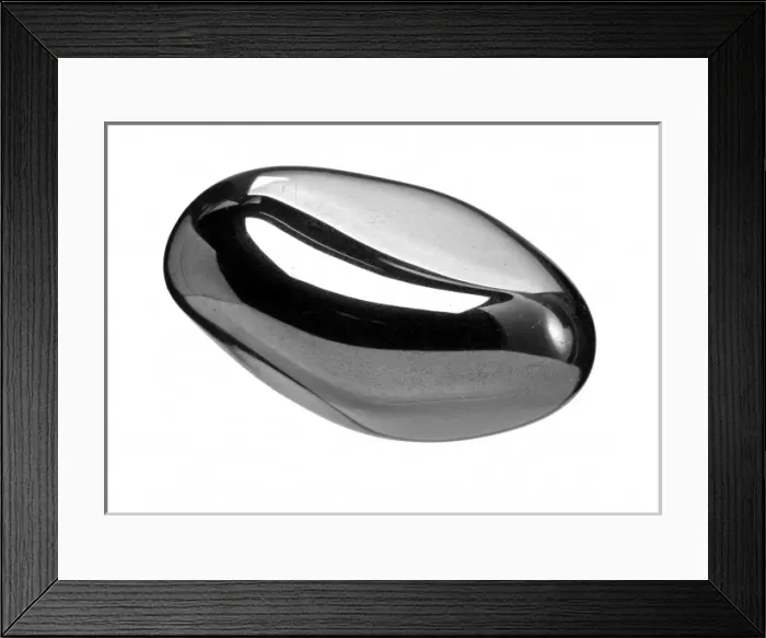 Framed Print : Hematite tumblestone Framed Print : Hematite tumblestone
