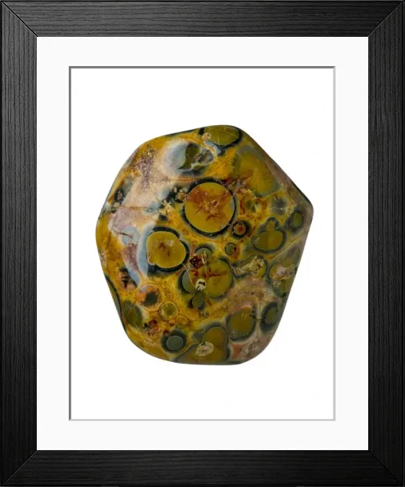 Framed Print : Jasper. A specimen of spotted jasper Framed Print : Jasper. A specimen of spotted jasper