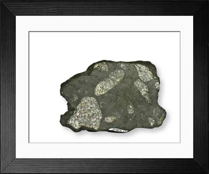 Framed Print : Chergach meteorite