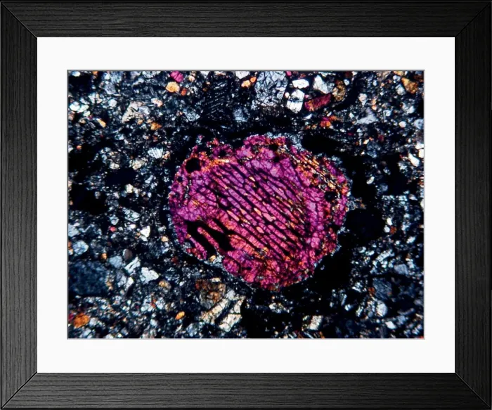 Framed Print : Barred olivine chondrule Framed Print : Barred olivine chondrule