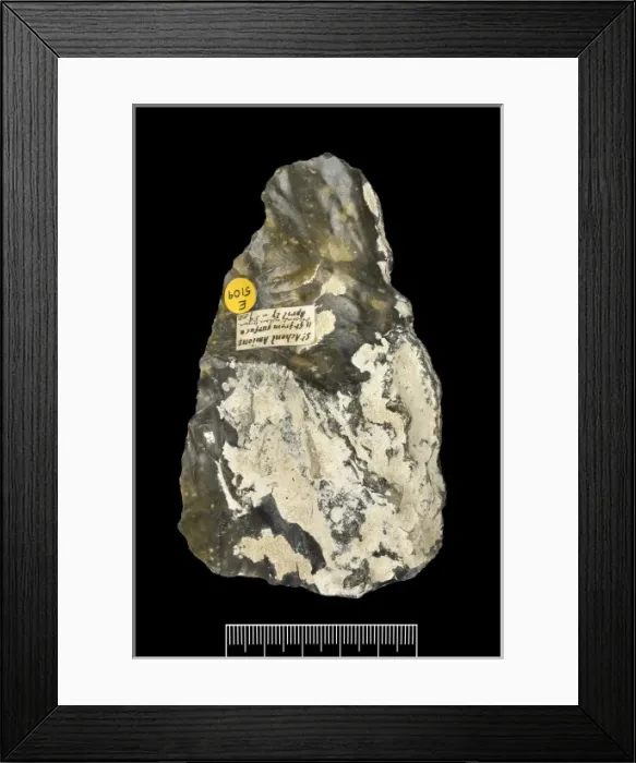 Framed Print : Flint hand axe Framed Print : Flint hand axe