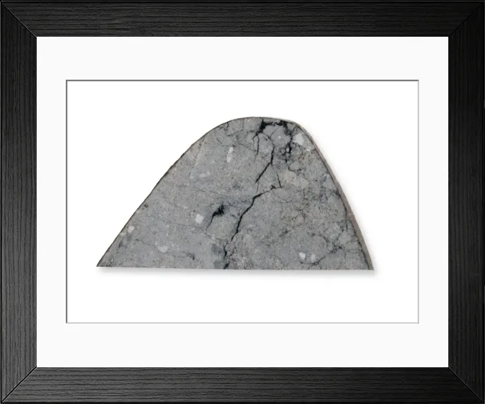 Framed Print : Slice of the lunar meteorite Northwest Africa 482 Framed Print : Slice of the lunar meteorite Northwest Africa 482