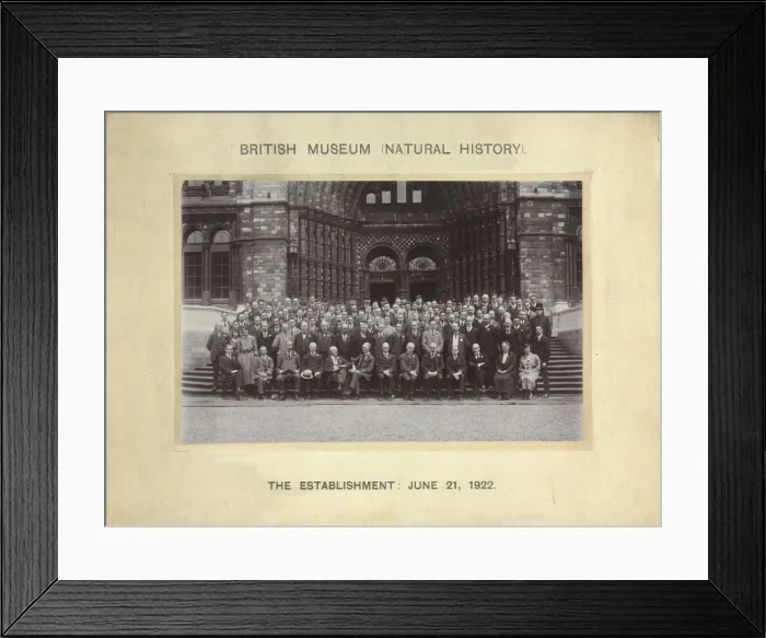 Framed Print : Staff photograph, 1922 (version with mount) Framed Print : Staff photograph, 1922 (version with mount)