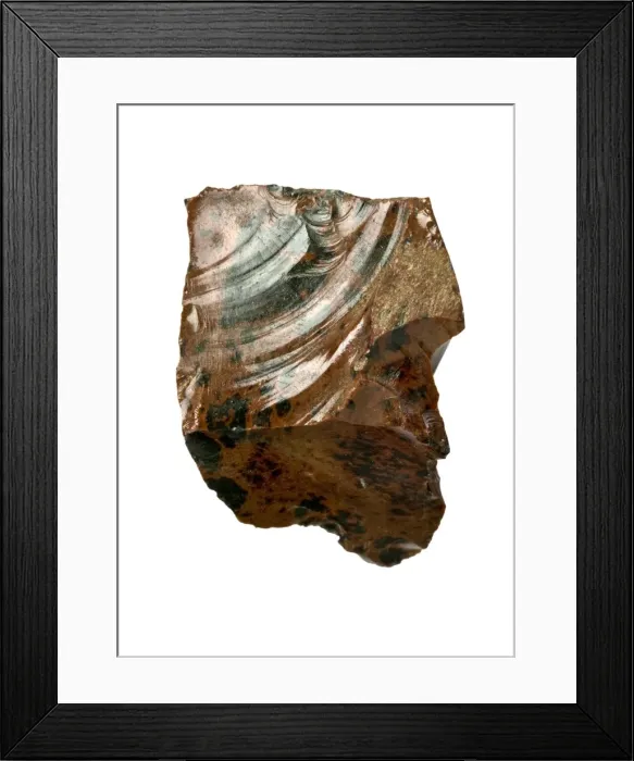 Framed Print : Obsidian. Specimen of mahogany obsidian Framed Print : Obsidian. Specimen of mahogany obsidian