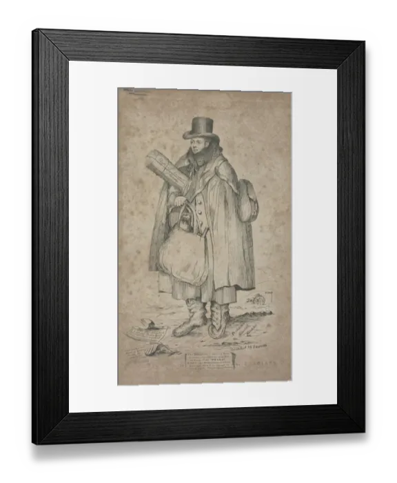 Framed Print : Costume of the Glaciers (sketch of William Buckland) Framed Print : Costume of the Glaciers (sketch of William Buckland)