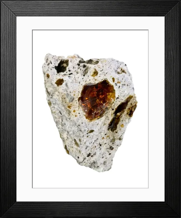 Framed Print : Opal in matrix specimen Framed Print : Opal in matrix specimen