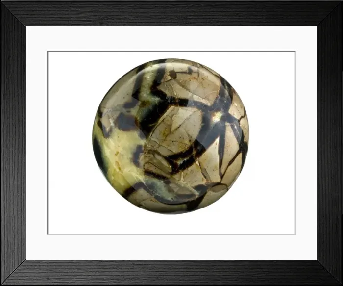 Framed Print : Septarian nodule Framed Print : Septarian nodule