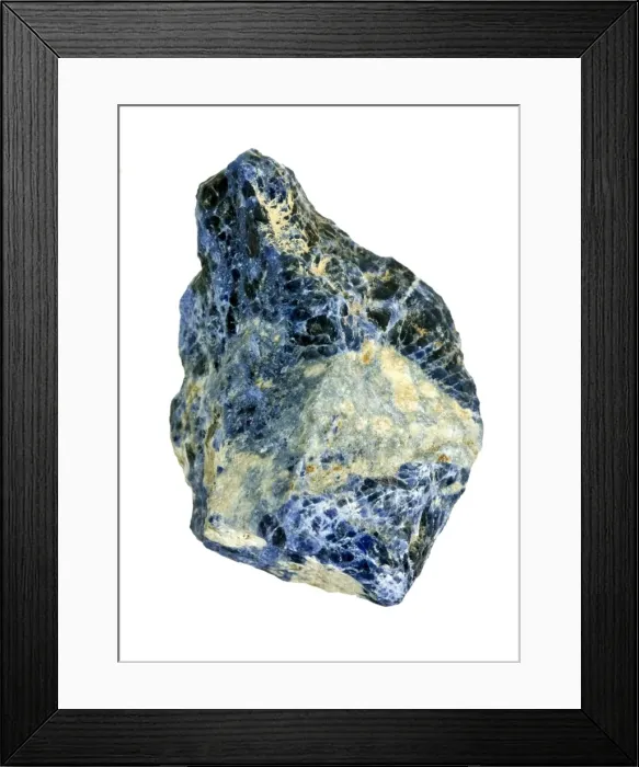 Framed Print : Sodalite specimen Framed Print : Sodalite specimen
