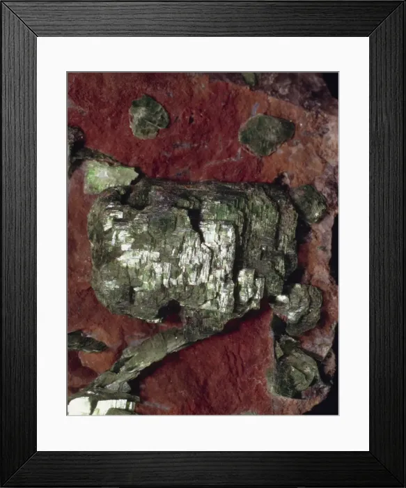 Framed Print : Torbernite Framed Print : Torbernite