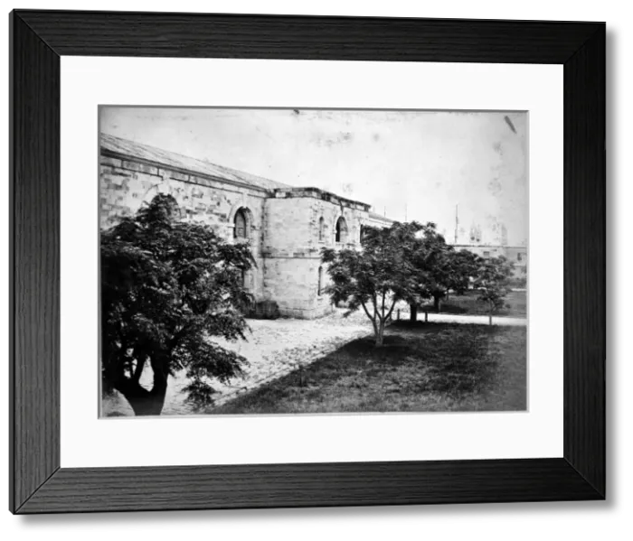 Framed Print : Store houses within the dockyards, Bermuda 1873 Framed Print : Store houses within the dockyards, Bermuda 1873