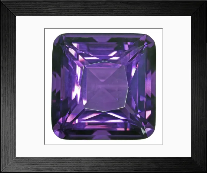 Framed Print : Birthstone Series: Amythest Quartz Framed Print : Birthstone Series: Amythest Quartz