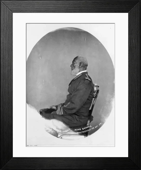 Framed Print : King George, Tongataboo, Friendly Islands Framed Print : King George, Tongataboo, Friendly Islands