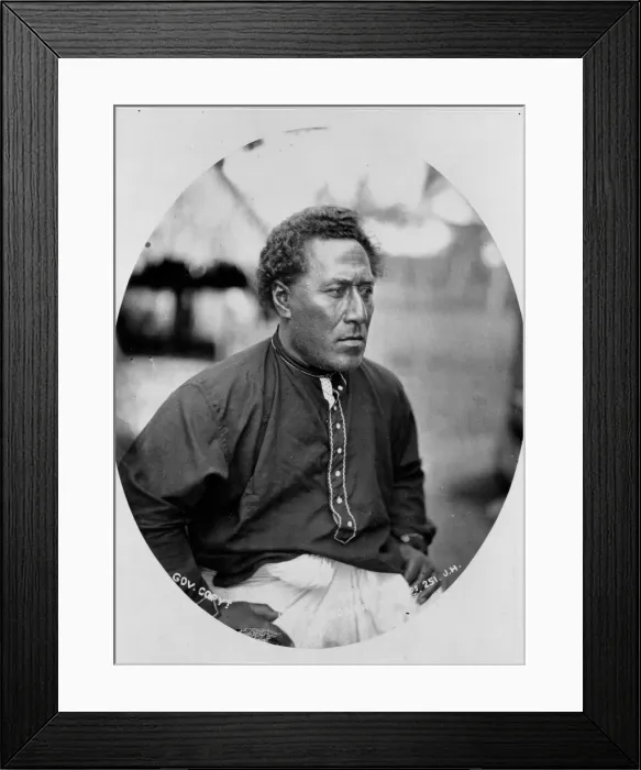 Framed Print : Governor of Tongataboo, Friendly Islands Framed Print : Governor of Tongataboo, Friendly Islands