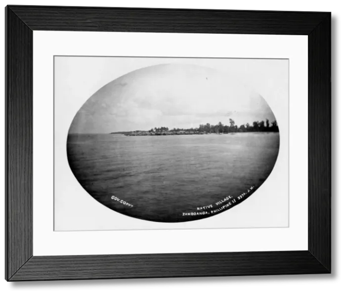 Framed Print : Native village, Zamboanga, Mindanao, Philippines Framed Print : Native village, Zamboanga, Mindanao, Philippines
