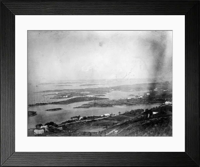 Framed Print : General view of Bermuda 1873 Framed Print : General view of Bermuda 1873
