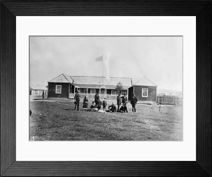Framed Print : Consuls House, Sandy Point, Strait of Magellan Framed Print : Consuls House, Sandy Point, Strait of Magellan