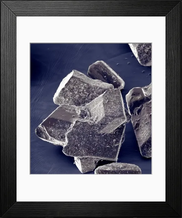 Framed Print : Sugar grains