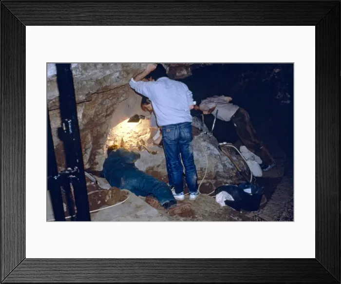 Framed Print : Goughs Cave excavation site Framed Print : Goughs Cave excavation site