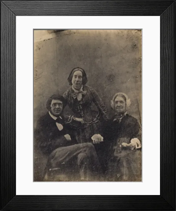 Framed Print : Mrs T. V. Wallace, A. R. Wallace and his sister Fanny, Mrs Sim Framed Print : Mrs T. V. Wallace, A. R. Wallace and his sister Fanny, Mrs Sim