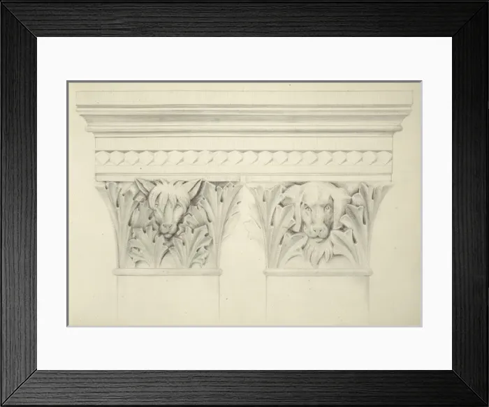Framed Print : Designs for the Natural History Museum, by Alfred Waterhouse Framed Print : Designs for the Natural History Museum, by Alfred Waterhouse