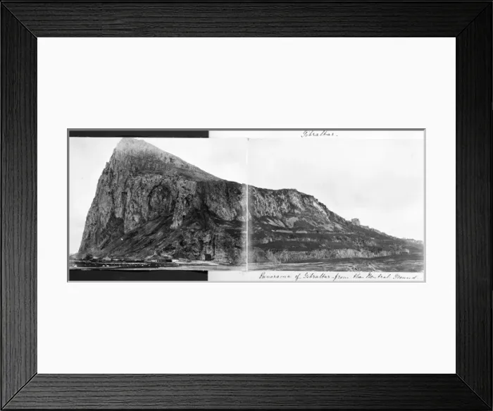 Framed Print : Gibraltar North Front