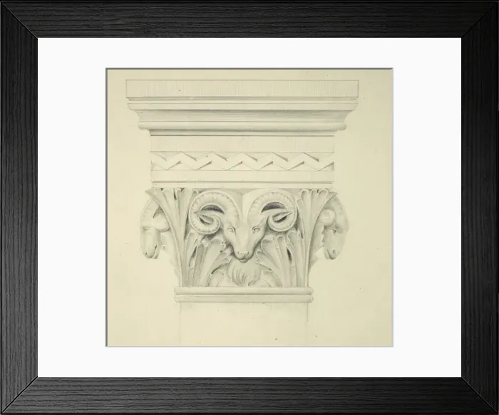 Framed Print : Designs for the Natural History Museum, by Alfred Waterhouse Framed Print : Designs for the Natural History Museum, by Alfred Waterhouse