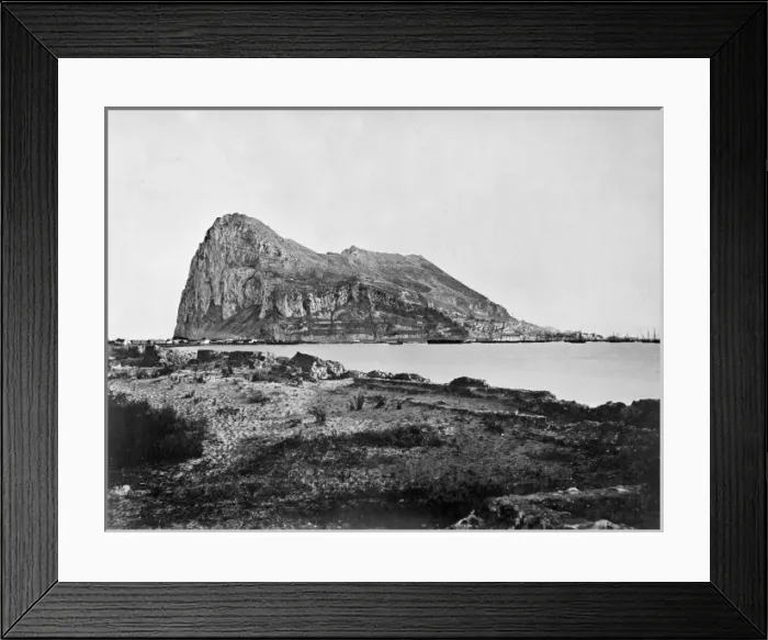 Framed Print : Gibraltar. The Voyage of H.M.S. Challenger (1872-1876) funded by the British Framed Print : Gibraltar. The Voyage of H.M.S. Challenger (1872-1876) funded by the British