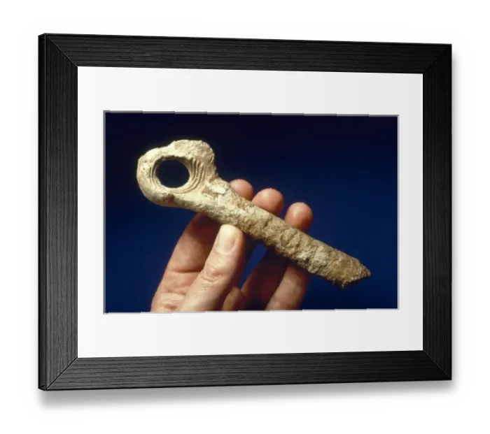 Framed Print : Antler baton (Goughs Cave) Framed Print : Antler baton (Goughs Cave)