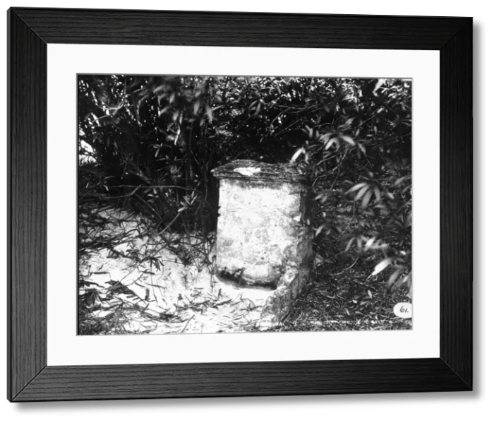 Framed Print : House buried by travelling sand, Bermuda 1873 Framed Print : House buried by travelling sand, Bermuda 1873
