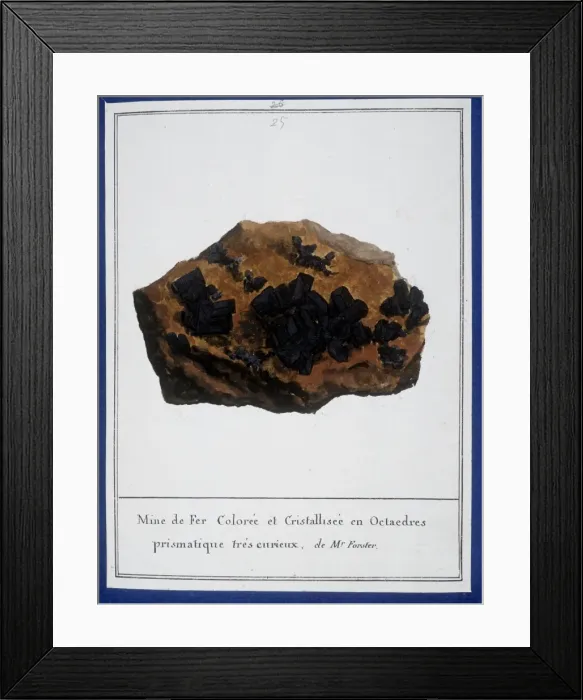 Framed Print : Plate 25 from Mineralogie Framed Print : Plate 25 from Mineralogie