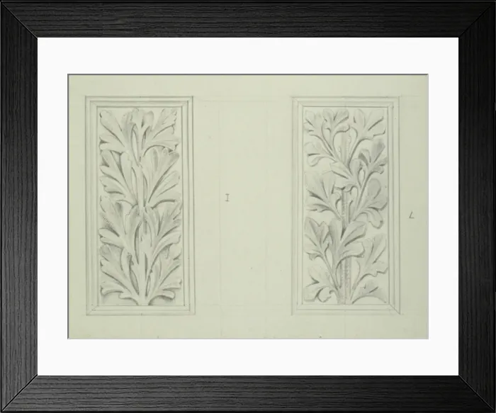 Framed Print : Plant design for museum architecture Framed Print : Plant design for museum architecture