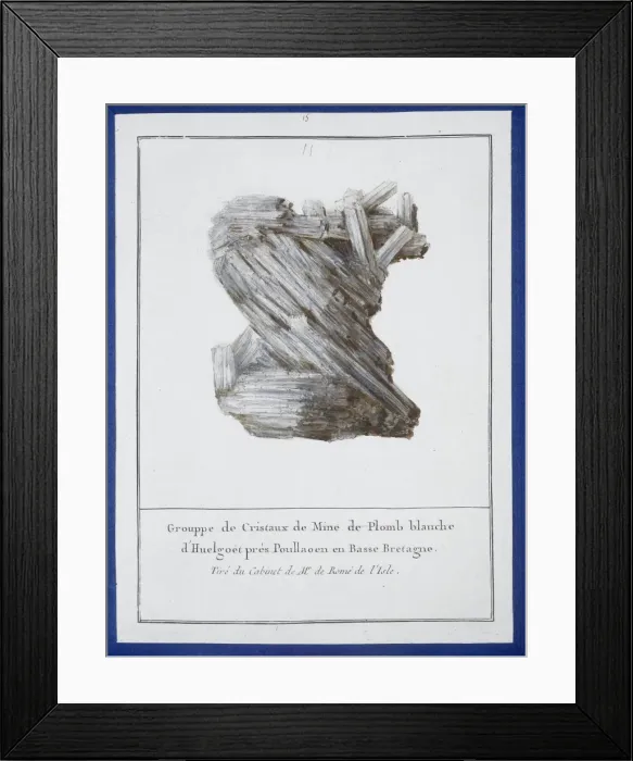 Framed Print : Plate 11 from Mineralogie Framed Print : Plate 11 from Mineralogie