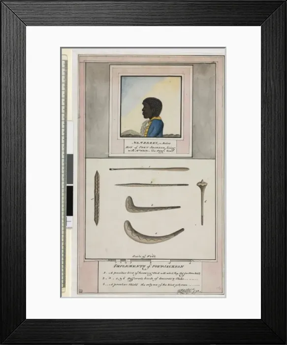 Framed Print : Nanberry, a native boy of Port Jackson Framed Print : Nanberry, a native boy of Port Jackson