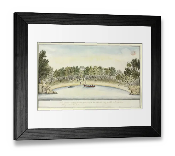 Framed Print : The Governor making the best of his way to the Boat after be Framed Print : The Governor making the best of his way to the Boat after be