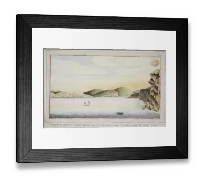 Framed Print : View of the entrance into the Harbour of Port Jackson Framed Print : View of the entrance into the Harbour of Port Jackson