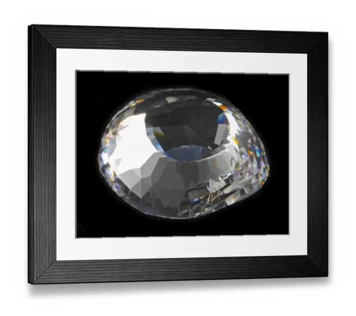 Framed Print : Kor-i-noor replica Framed Print : Kor-i-noor replica
