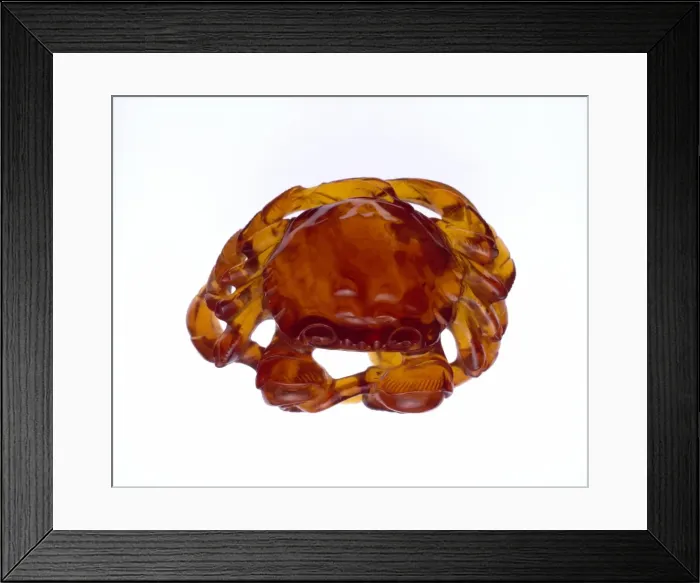 Framed Print : Chinese amber carving Framed Print : Chinese amber carving