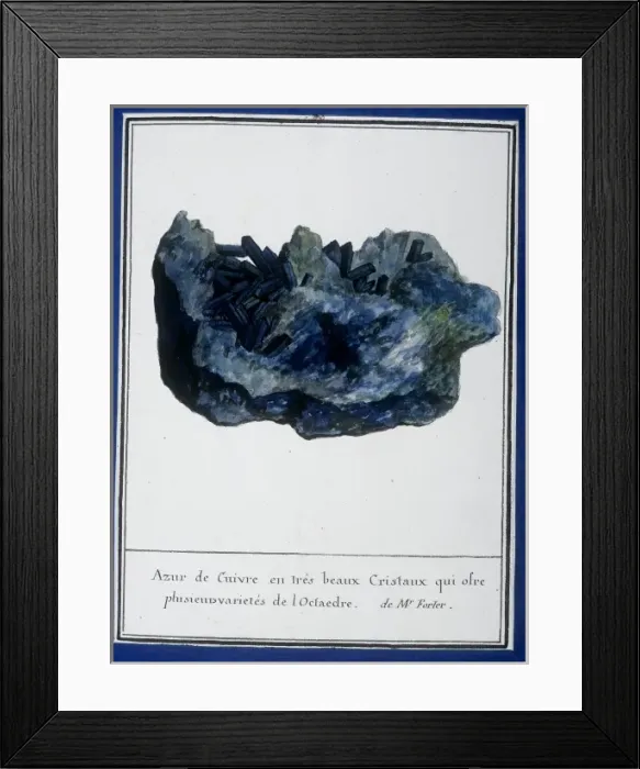 Framed Print : Plate 44 from Mineralogie Framed Print : Plate 44 from Mineralogie